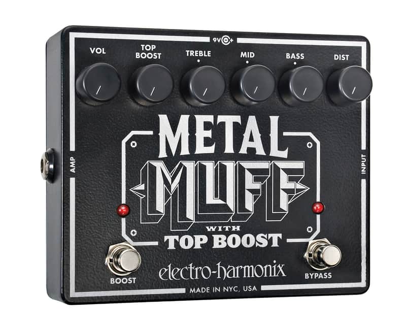 Electro-Harmonix METAL MUFF Distortion with Top Boost Battery included, 9.6DC-200 PSU optional image 1
