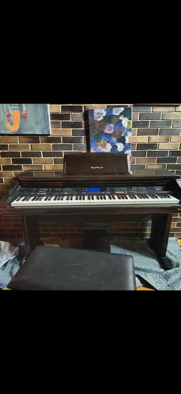 Technics Digital ensemble Technics SX-PR900R piano 1999 - Mahogany image 1