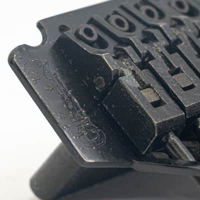 1990s Charvel Fine Tune Tremolo Guitar Bridge – Black (Short Block) image 4