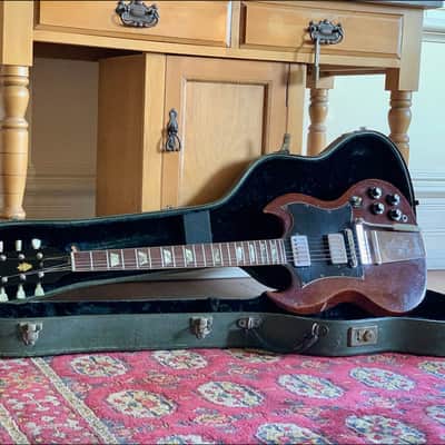 1969 Gibson SG Standard "Large Guard" with Maestro Vibrola image 2