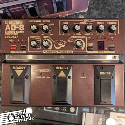 Boss AD-8 Acoustic Guitar Processor Guitar Effect Pedal, Used with Box image 2