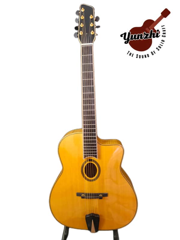yunzhi Cheap handmade  Gypsy guitars Tiger stripes maple 2020 Tiger stripes image 1