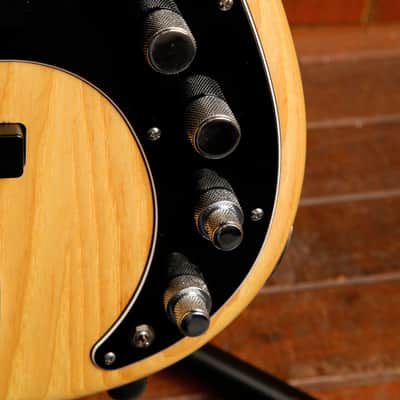 Fender American Deluxe Precision Bass Natural Ash Bass Guitar 2011 Pre-Owned image 7