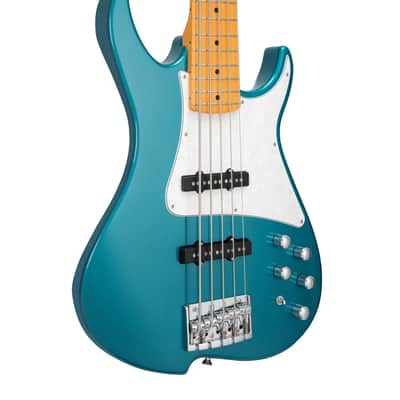 Vola Guitars ZVA 5 String bass - Ocean Turquoise metallic Gloss CLEARANCE SALE image 5
