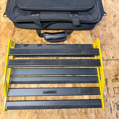 NuX NPB-L Bumblebee Large Pedal Board with Soft Case 2010s - Black / Yellow image 1