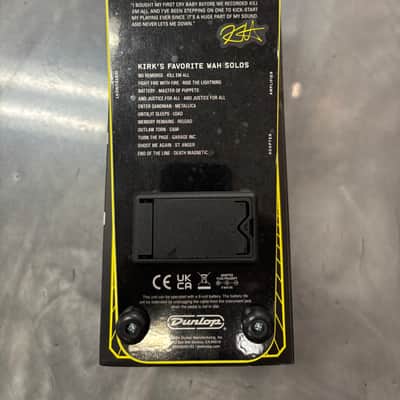 Dunlop KH95Y Kirk Hammett Signature Cry Baby Wah 2024 - Present - Yellow image 8