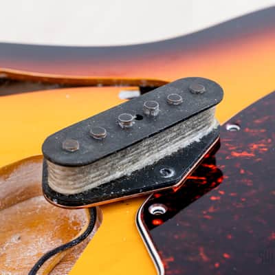 2011 Fender Custom Shop Masterbuilt Yuriy Shishkov 1963 Telecaster Thinline B-Bender Sunburst w/ Case, COA, Tags image 20