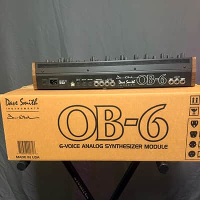 Dave Smith Instruments OB-6 Desktop 6-Voice Polyphonic Synthesizer 2017 - Present - Black image 9
