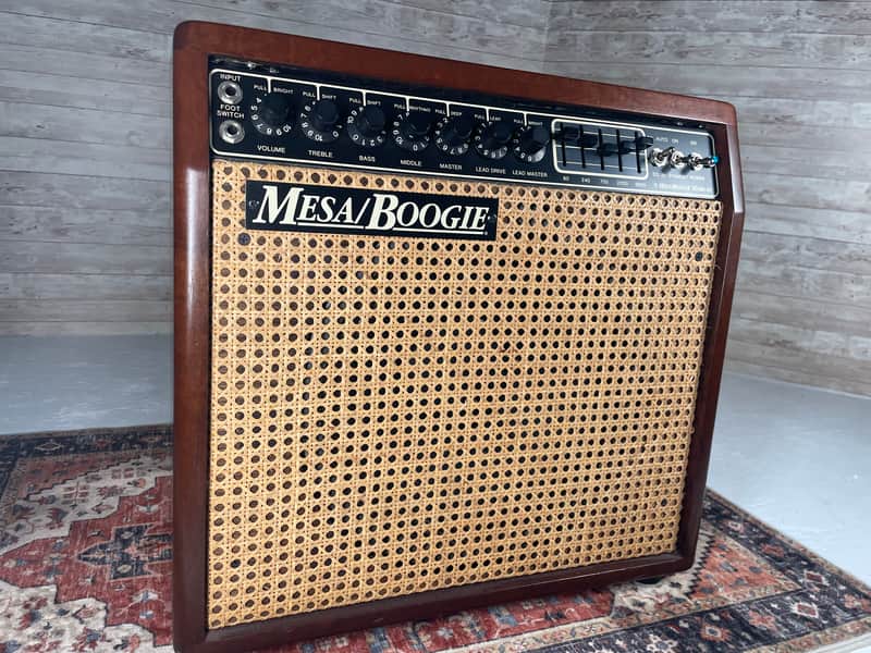 Mesa Boogie Mark III Blue Stripe Combo - Hardwood Cherry - Includes Custom Flight Case imagen 1