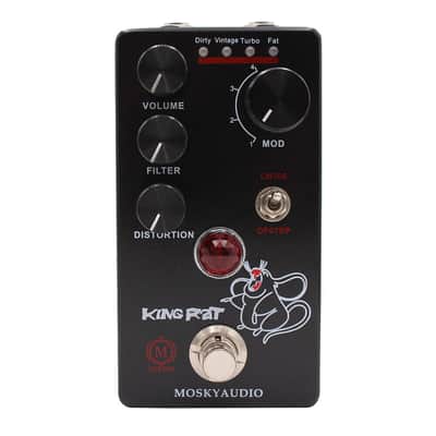 Mosky King Rat Guitar Effect Pedal Fuzz Distortion Volume Filter