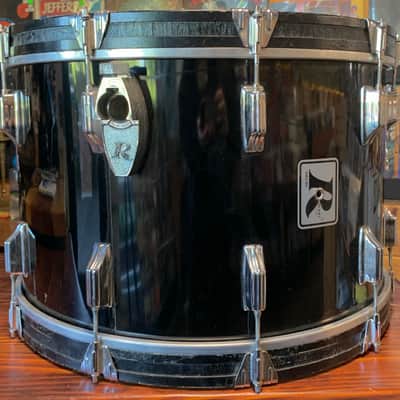 Rogers XP-8 3 Piece Ebony Black Drum Set - Good Condition - image 21