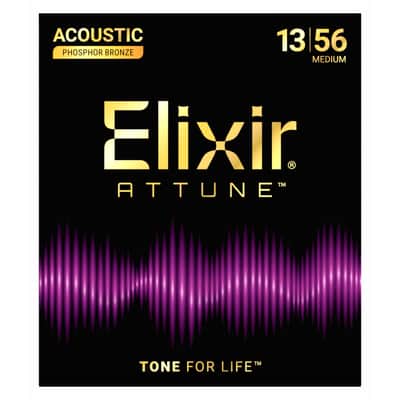 Elixir 21102 Attune Acoustic 13-56 - Acustic Guitar Strings image 1
