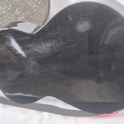 Framus 5/3 1950s 60s - Camping Stencil Black Vintage Acoustic 00 Parlor Guitar image 9
