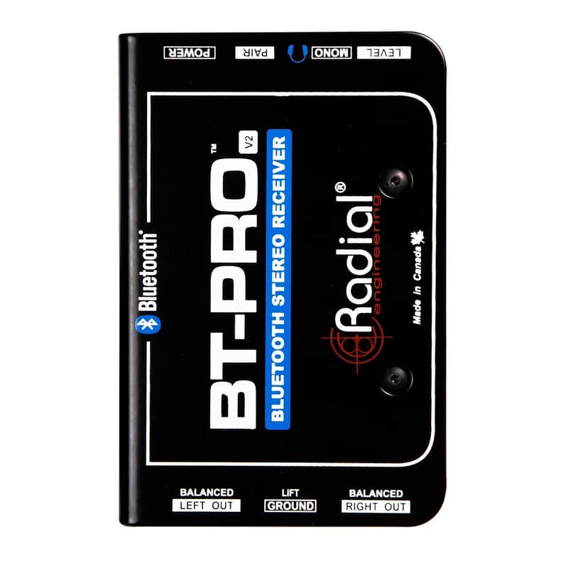 Radial Engineering BT-Pro V2 Stereo Bluetooth Phantom Powered Direct Box XLR Out image 1