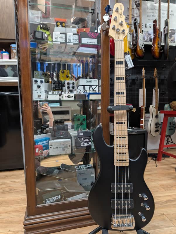 G&L Tribute Series L-2500 5-String Bass with Rosewood Fretboard 2026 - Black Frost