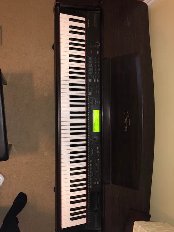 Yamaha Clavinova CVP-69 Dark Rosewood Woodgrain Finish | Reverb