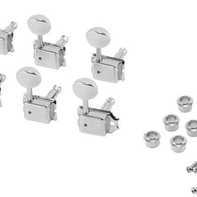 Genuine Fender Staggered Chrome Tuning Machines for American Vintage Series imagen 2