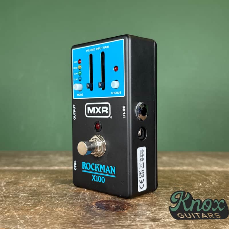 MXR MX100 Rockman X100 Analog Tone Processor 2025 - Present - Black / Blue image 1