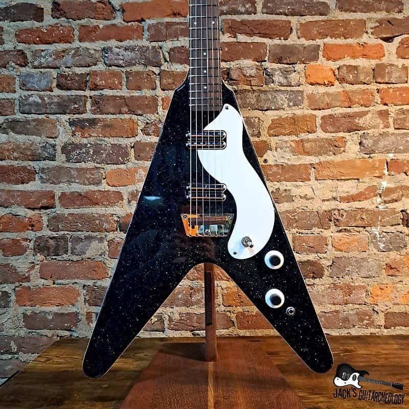 Nepco Guitars USA Made V-Style Electric Guitar (2023 - Galactic Sparkle) image 1