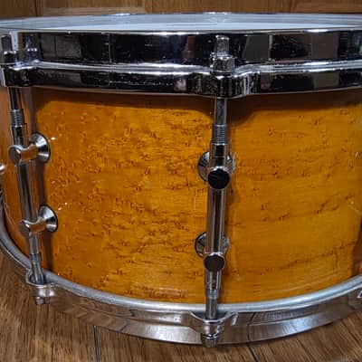 Tama BE546 Artwood Bird’s eye All Maple Snare 14"x 6.5" 1988 One Way Lugs image 4