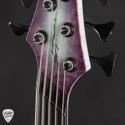 Dingwall Master Series Z3 5-String - Pastel Blue to Trans Purple Reverseburst #7999 image 7