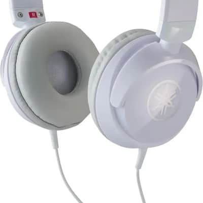 Yamaha HPH-50 Compact Closed-Back Headphones, White image 1
