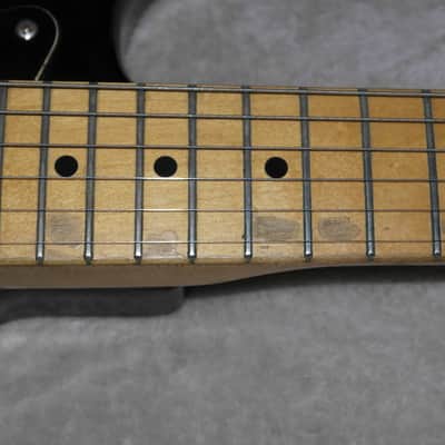 1985 MIJ Fender 70's Reissue Squier SQ Series Stratocaster Black With Maple Neck Relic! image 7