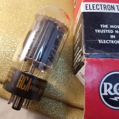 RCA Pair (2) 6L6GC tNOS AT1000 TESTED Vacuum Tubes matched pair 6L6 Beam Power Tetrode 1959-1975 image 1
