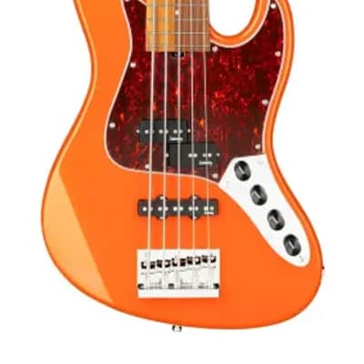 Sadowsky MetroExpress 21-Fret Hybrid P/J Bass, Morado Fingerboard, 5-String - Solid Candy Apple Orange Metallic High Polish image 2