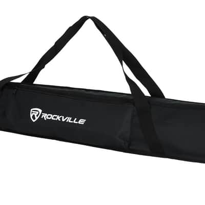 Rockville 2x ROCK SABER White Wireless DMX DJ Battery Tube Lights+Stands+Bag image 19