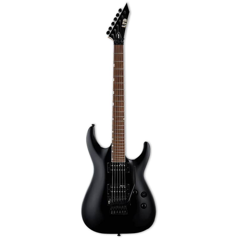 ESP LTD MH-200 Electric Guitar - Roasted Jatoba Fingerboard, Black image 1