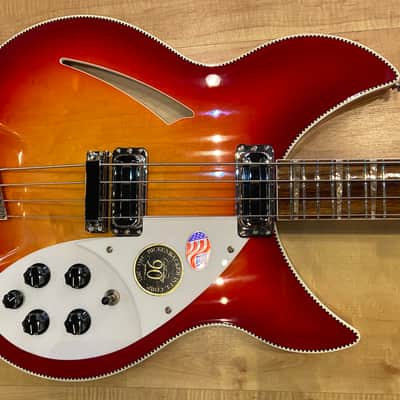 Rickenbacker 90th Anniversary 4005XC Amber FireGlo (Sunburst) image 4