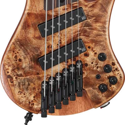 Ibanez EHB Ergonomic Headless Bass 6 String w/Bag Multi scale - Antique Brown Stained Low Gloss (EHB1506MSABL) image 12
