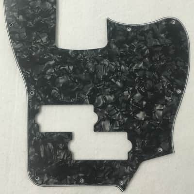 Fits Squier SS Jaguar Bass Special Style Guitar Pickguard Scratch Plate,4 Ply Black Pearl image 1