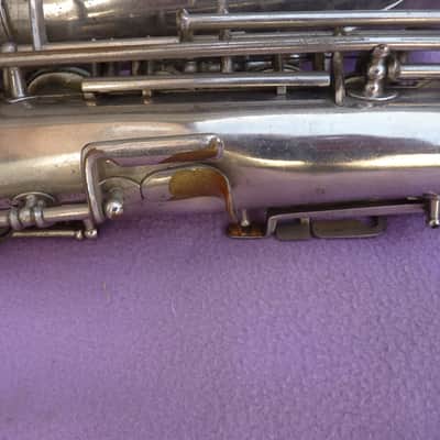 Antique saxophone Couesnon Monopole Made in France image 11