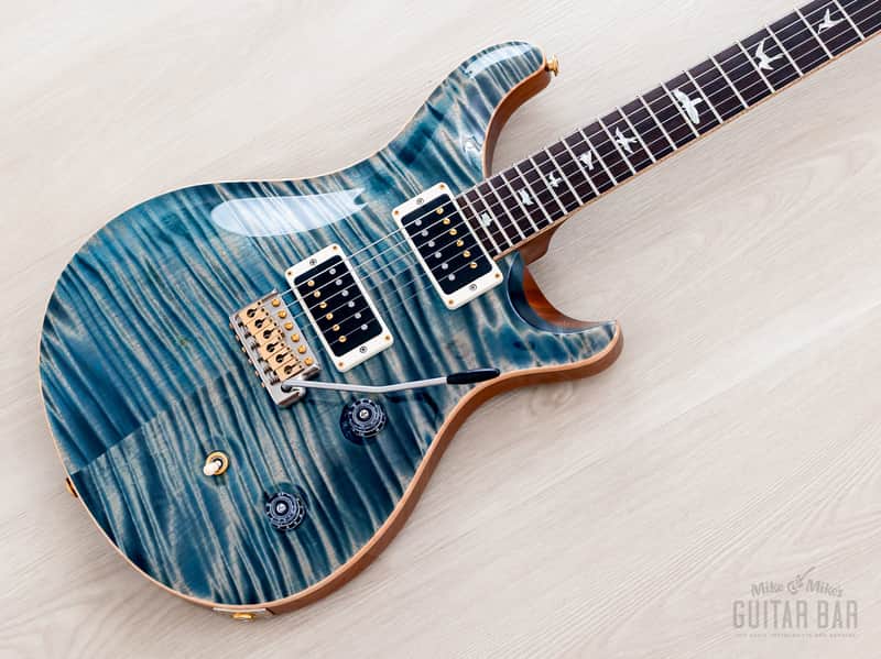 2014 Paul Reed Smith Private Stock #5201 Custom 24 Retro Model Faded Aquamarine w/ Case, Hangtags image 1