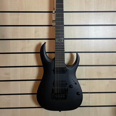 Ibanez K7YIN Munky Signature Black 7-String Electric Guitar Made in Indonesia image 1