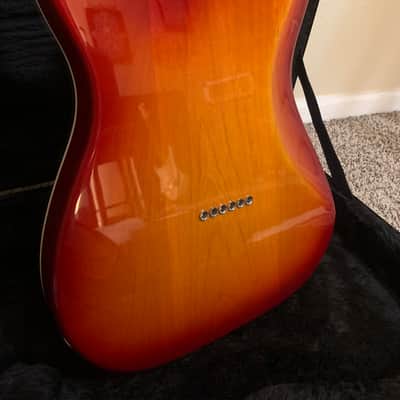 Fender American Deluxe Telecaster with Rosewood Fretboard 2011 - 2016 - Aged Cherry Burst image 8