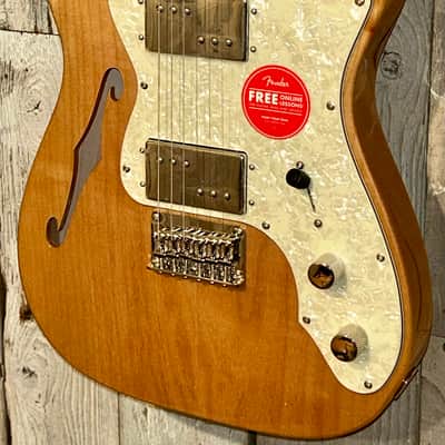NEW Squier Classic Vibe '70s Telecaster Thinline Natural, HH Includes Pro Setup & Ships Fast so Support Small Business ! image 5