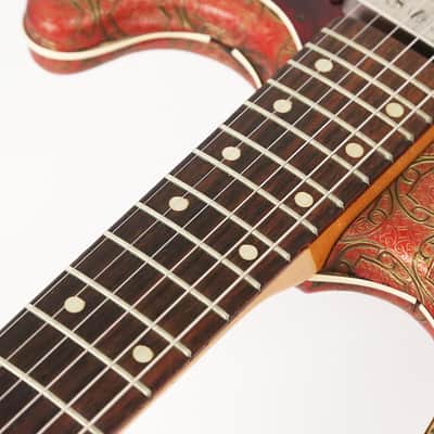 1962 Gagliano by Hofner Model 172 - Rare Diamond Pickup with Red & Gold Vinyl Covering! image 17