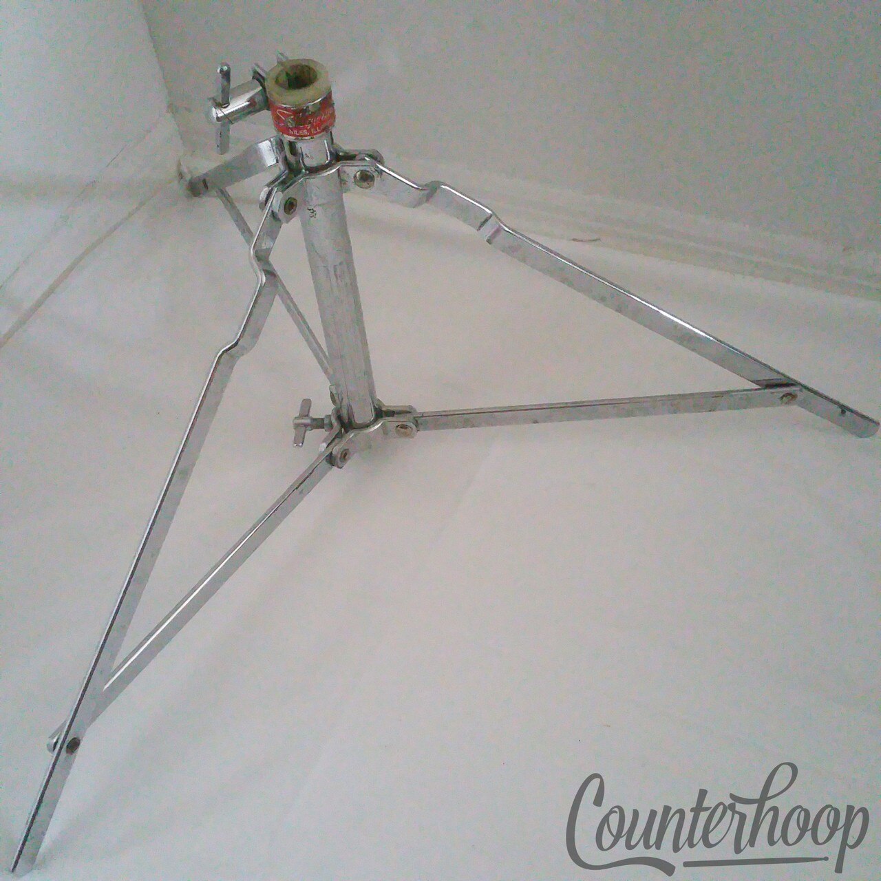 Slingerland Buddy Rich Snare Drum / Straight Cymbal Stand Tripod Base Tube USA* — main photograph