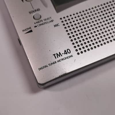 Korg TM-40 Digital Tuner Metronome - Grey image 5