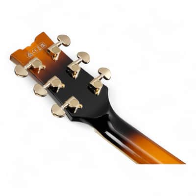 Ibanez JSM10 John Scofield Signature - Vintage Yellow Sunburst, Semi-Hollowbody Guitar with Hardshell Case image 9