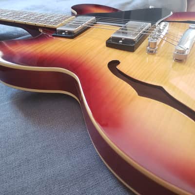 Epiphone ES-335 Figured 1G [Flame Maple /Iced Tea] | Serial No. 21021530504 image 5