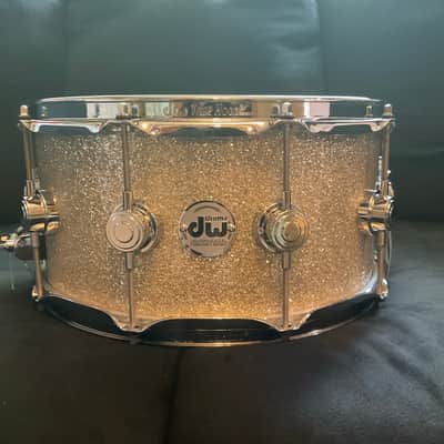 Mint DW Collectors Series 6.5x14” BROKEN GLASS W/ CHROME HW OAK SHELL image 1