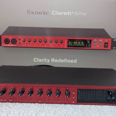 Focusrite Clarett+ 8Pre USB-C Audio Interface 2021 - Present - Red image 2