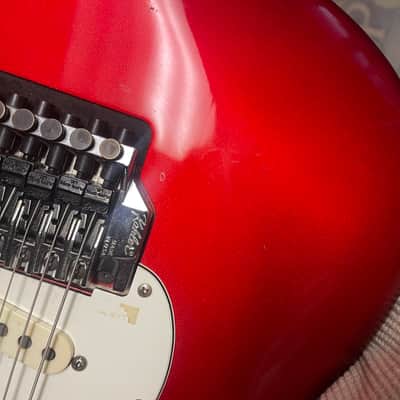 1980’s MIJ Fender Stratocaster w/ Kahler Spyder-Candy Apple Red (USED) image 9