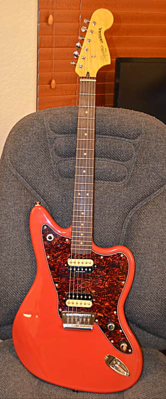 Squier Vintage Modified Jazzmaster Fiesta Red image 1