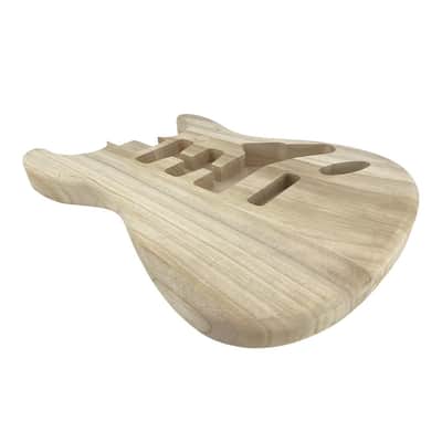 Stratocaster Style Electric Guitar SSH Body, Paulownia image 3