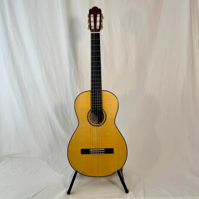 K Yairi KY CYTM (2024) 6156. Masterworks. Classical Parlour, Flamed Maple, Handmade in Japan.Dominic Miller's favourite guitar. image 1